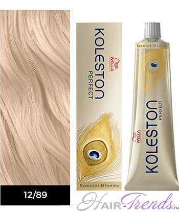 wella koleston perfect 12/89 Специальный блондин/ пепельный сандре