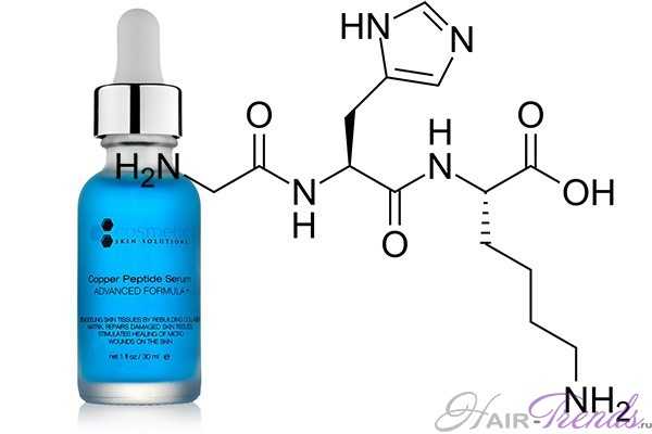 Пептиды меди для волос
